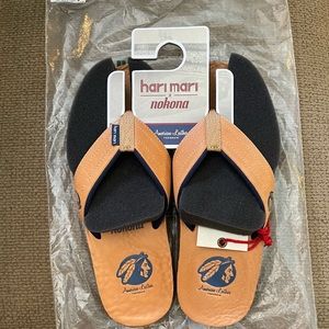Hari Mari Leather Nokona Sandals Size 8